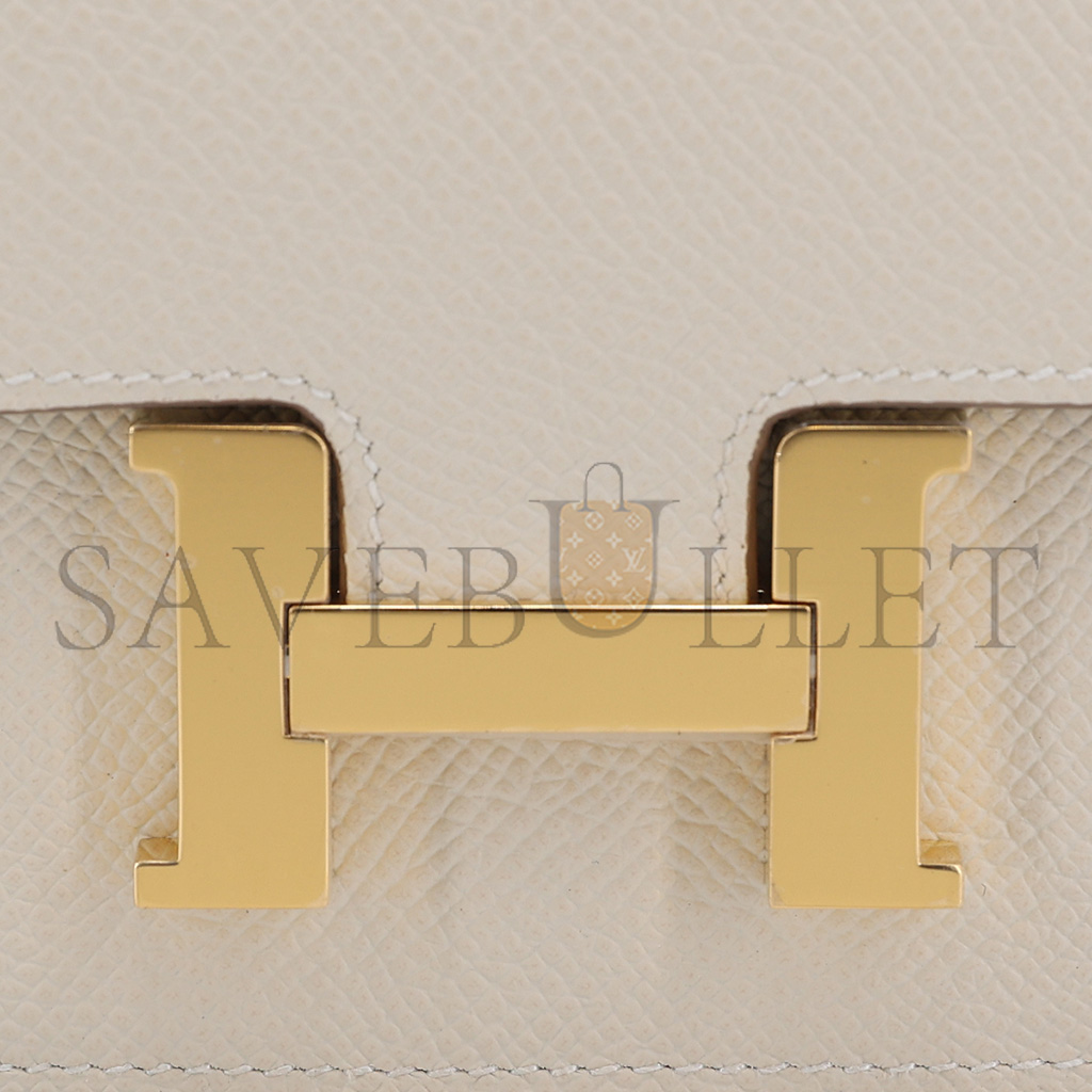 H**mes master constance slim wallet epsom h082060ck10(12.4*10.2*3cm)